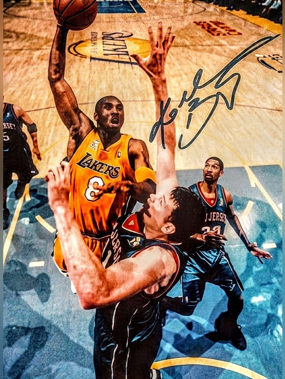 NEW!💯 KOBE BRYANT LAKERS 8.5x11 ULTRA GLOSSY VINTAGE REPRINT BASKETBALL POSTER!